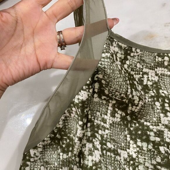 Free People NWOT Python print bodysuit - Picture 3 of 6